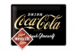 Preview: Blechschild "Coca Cola Logo" - 40 x 30cm - LIMITED METALLIC-EDITION